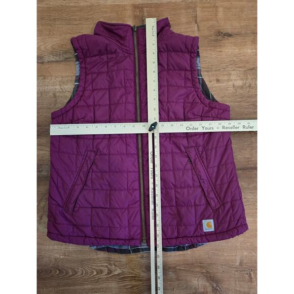 Carhartt Women's quilted vest pink size Medium - Picture 4 of 4